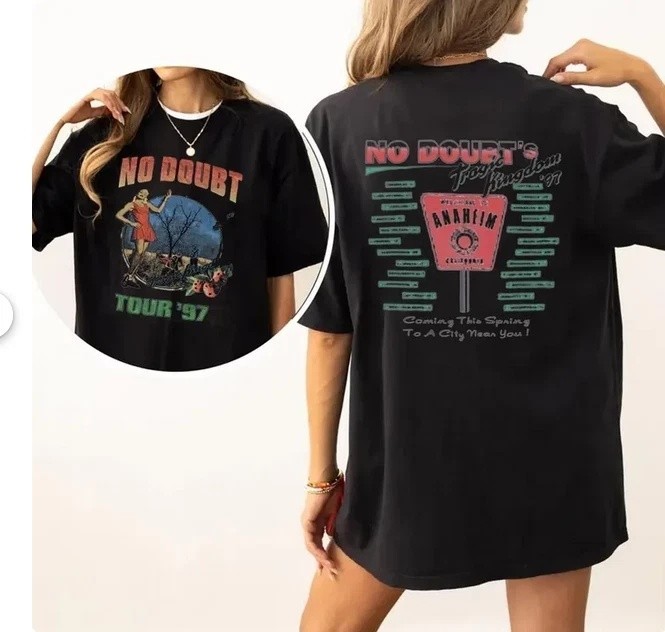 No Doubt Tragic Kingdom Tour ’97 T Shirt, Vintage Tee