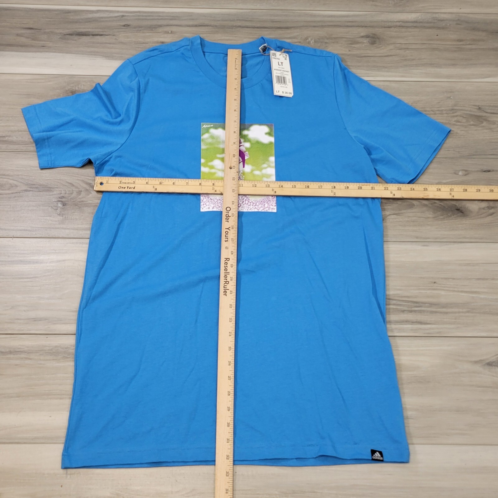 Adidas T-Shirt Men’s LT Pulse Blue Boost Rocket Short Sleeve New