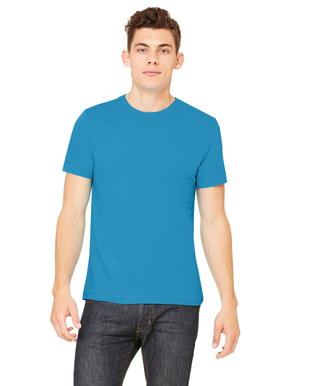 Bella + Canvas 3001C Unisex Pre-shrunk T Shirt Retail Fit Jersey Stylish T-Shirt