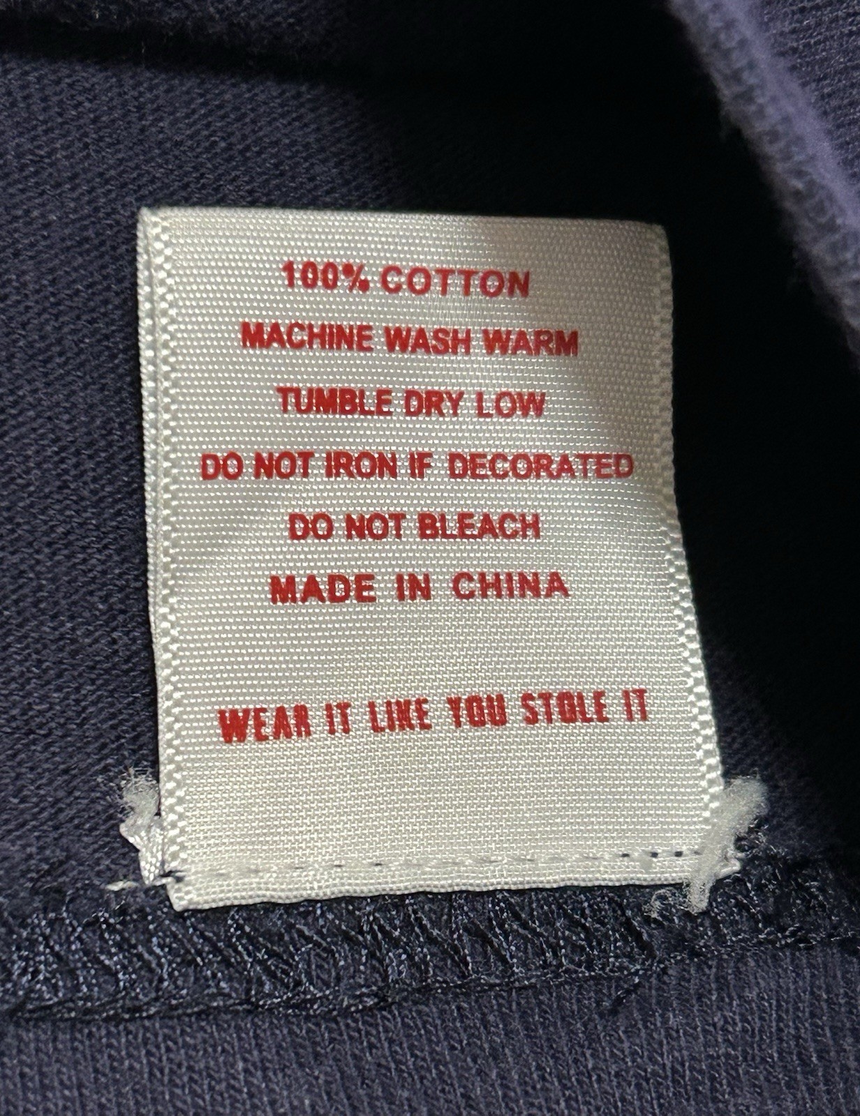 Non Stock Knitting Mills T-Shirt Men’s Size XL Navy Blue USA Made Workwear