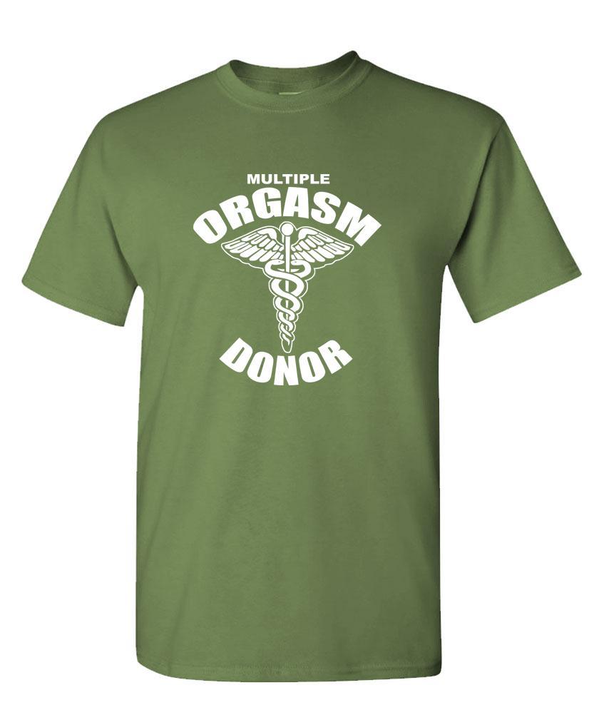 MULTIPLE ORGASM DONOR – Unisex Cotton T-Shirt Tee Shirt