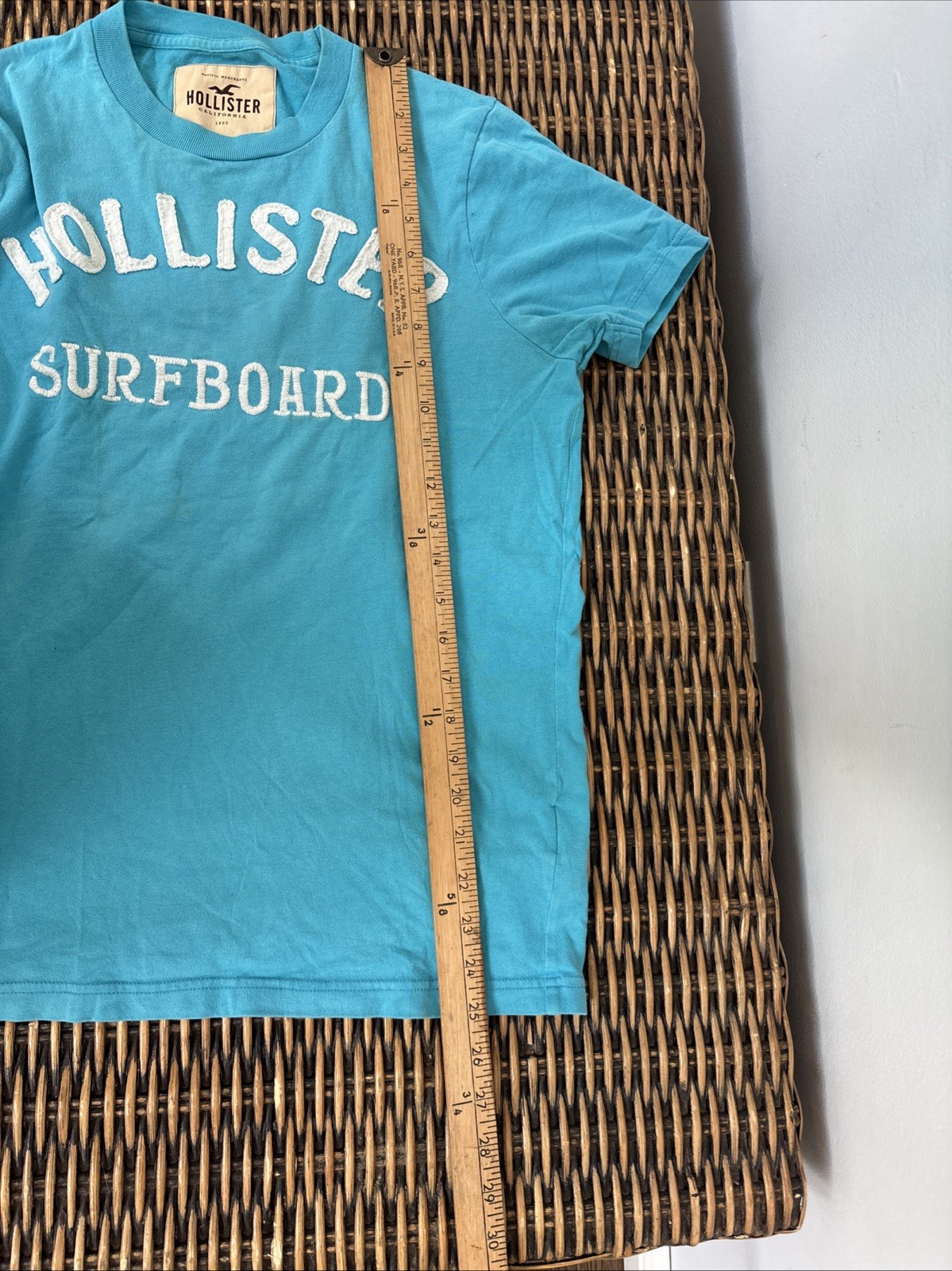 Y2K Hollister Surfboards Embroidered T Shirt Men’s Med 2000s Preppy Retro Surf