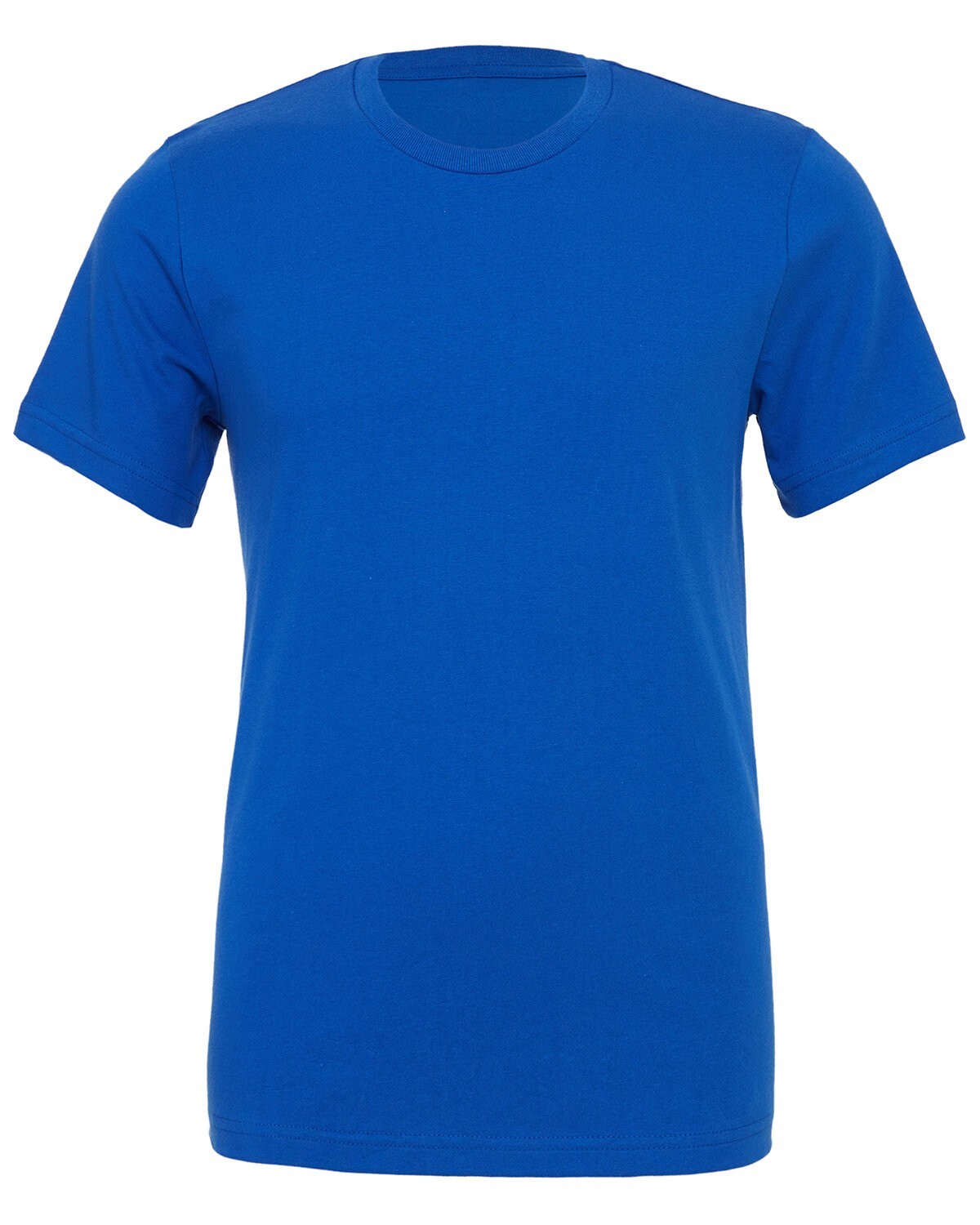 Bella + Canvas 3001C Small True Royal Cotton Jersey Tee Unisex Blue Tshirt