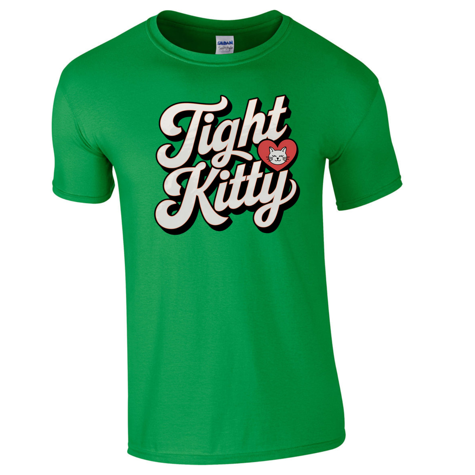 TIGHT KITTY FUNNY HUMOR ADULT NOVELTY TSHIRT