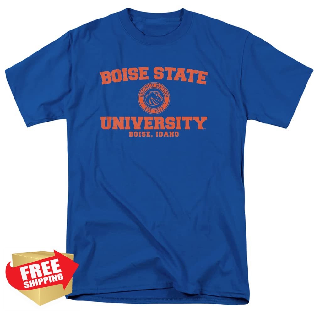 LOGOVISION Collegiate Distressed Circle Logo Unisex Cotton T-Shirt