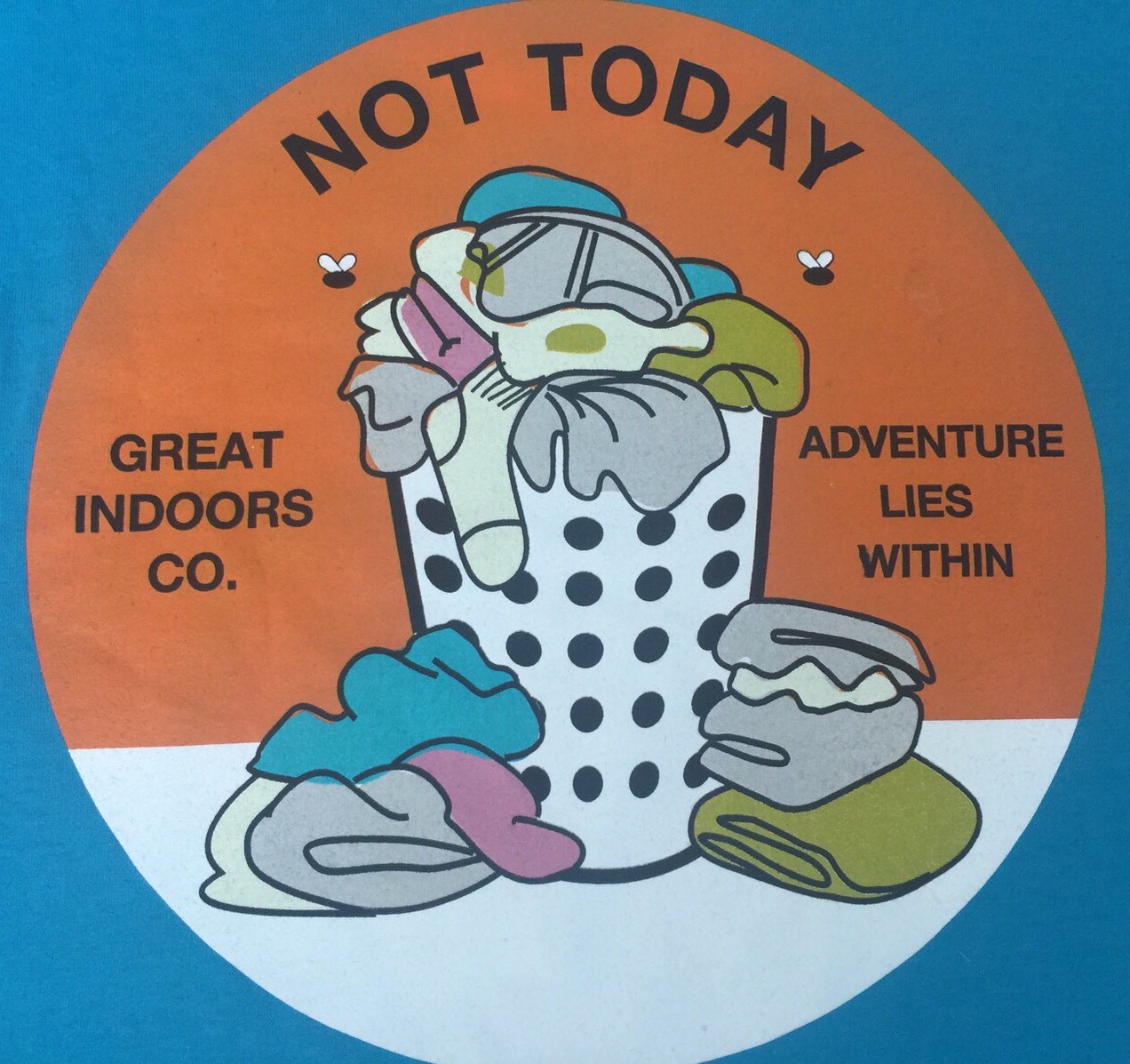 GREAT INDOORS CO NOT TODAY ADVENTURE Lies Within Home Decor SEARS KMART Tshirt L