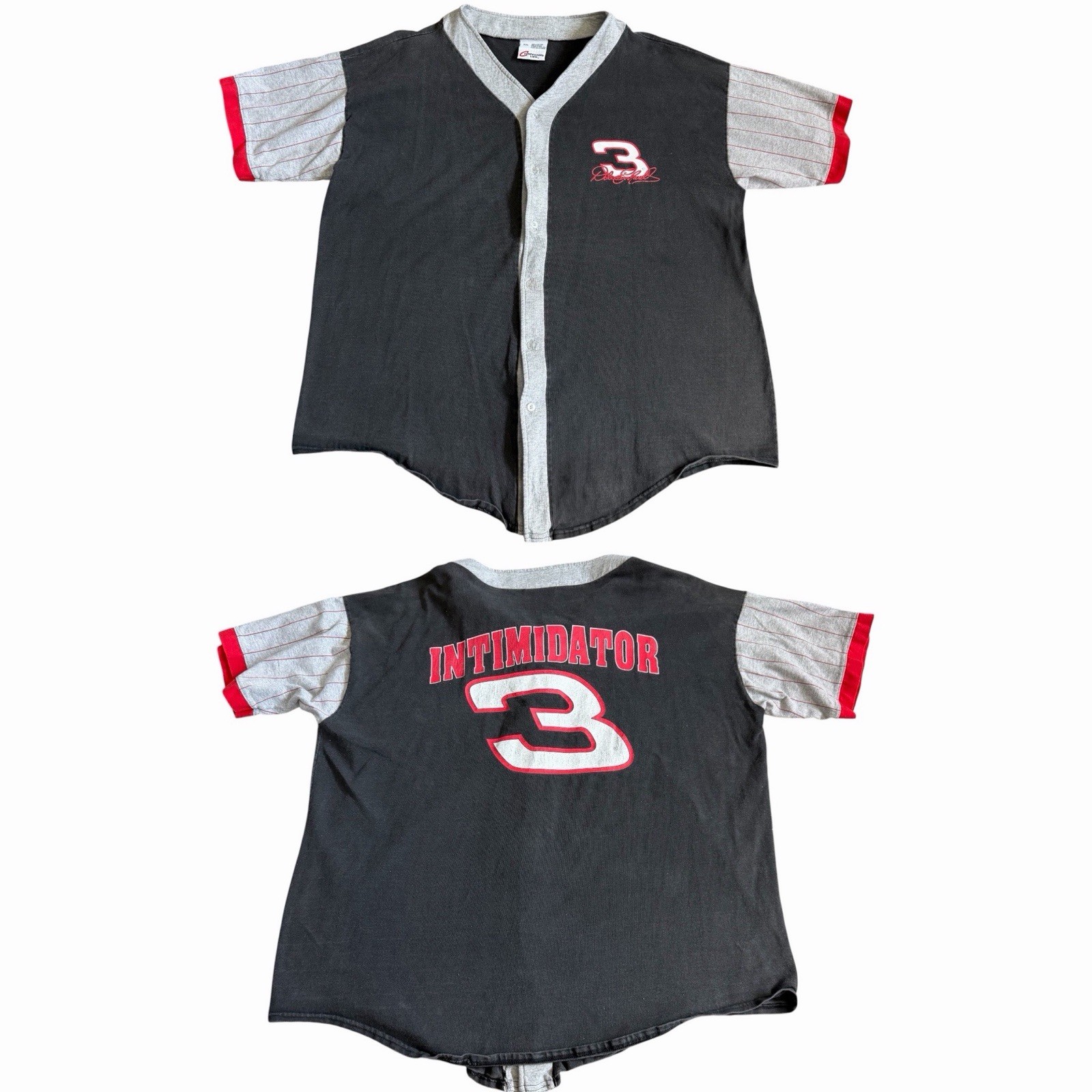 Vintage Dale Earnhardt #3 Intimidator Jersey Sz XXL NASCAR Competitors View USA