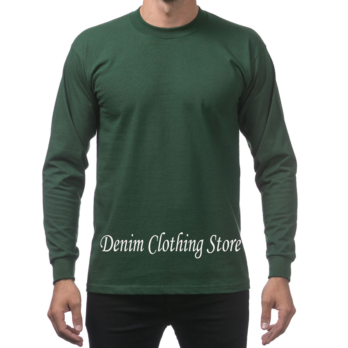PRO CLUB MEN HEAVYWEIGHT SHIRT LONG SLEEVE PRO CLUB TEE ANY COLOR T-SHIRT S~7XL