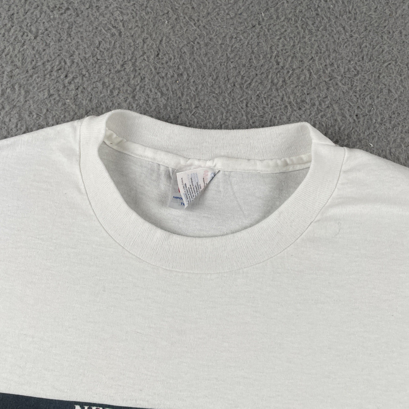 Vtg Hanes XL White T Shirt 1993 North Kingstown Soccer Invitational Made In USA