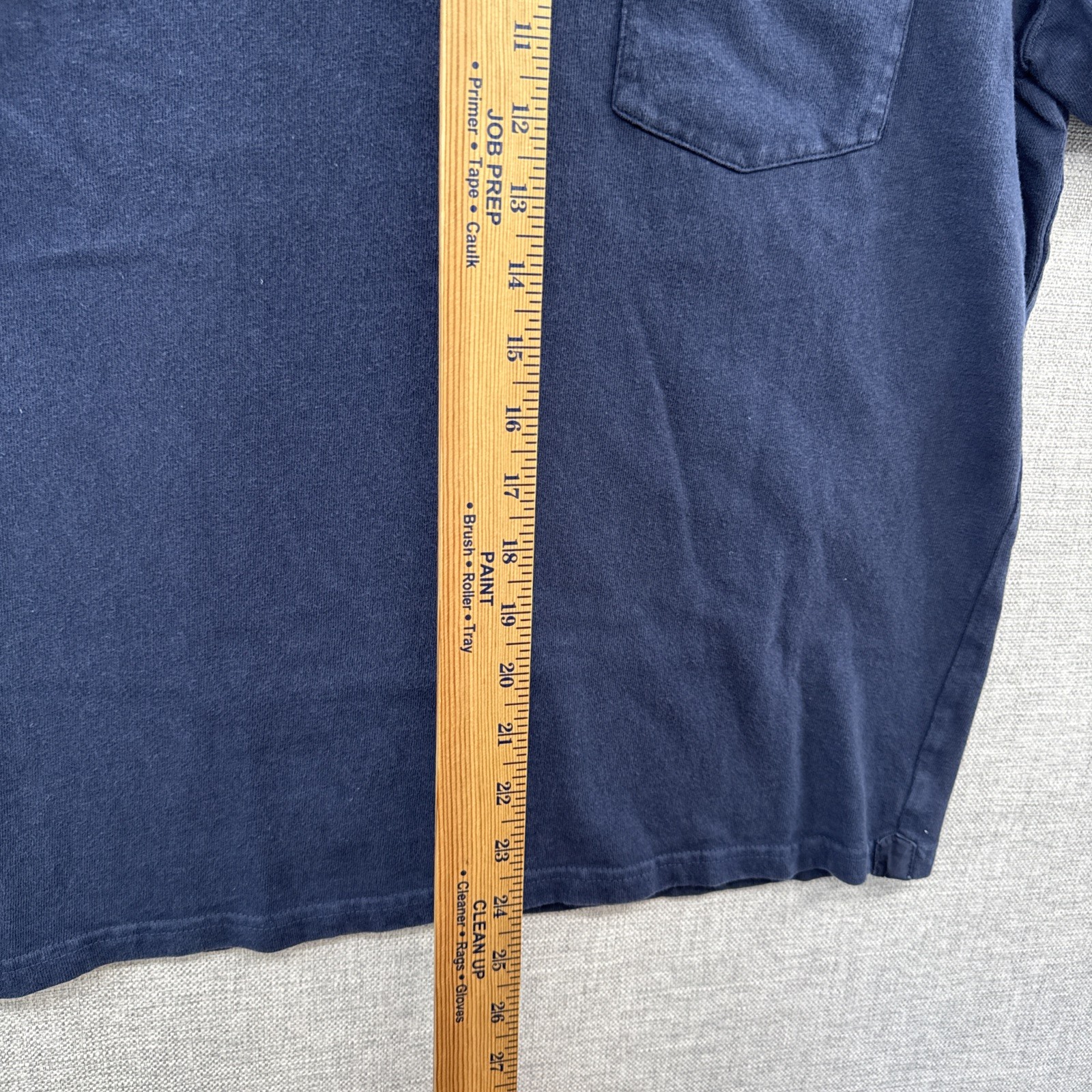 Alex Mill T Shirt Mens Small Blue Navy Pocket Short Sleeve Minimalist Adult