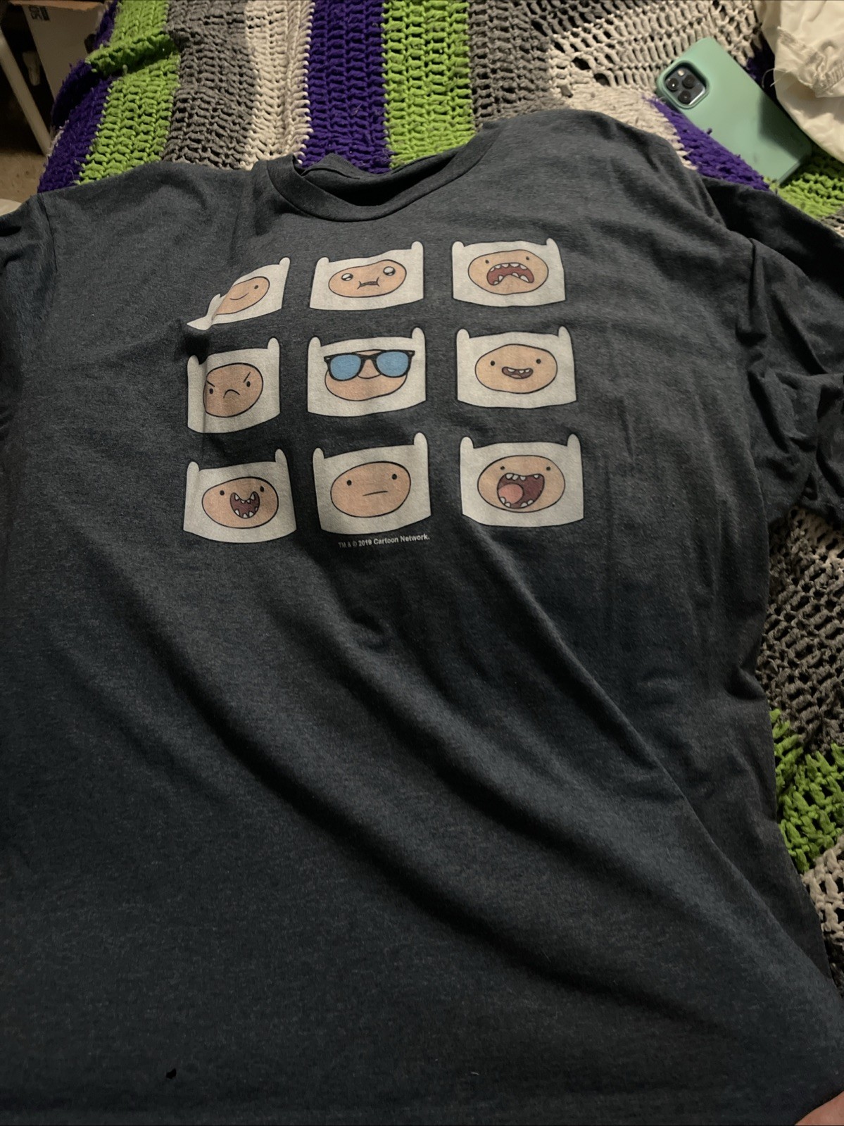 Adventure Time Finn Many Faces T-Shirt
