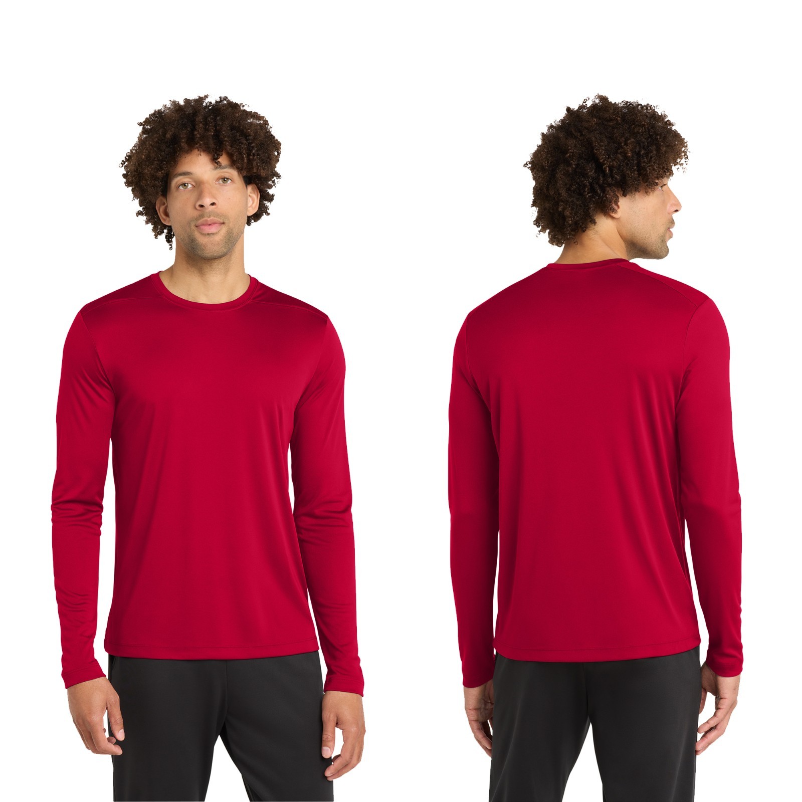 Sport-Tek Premium Heavy Posi-UV Pro Long Sleeve Tee Plain Blank Casual ST420LS