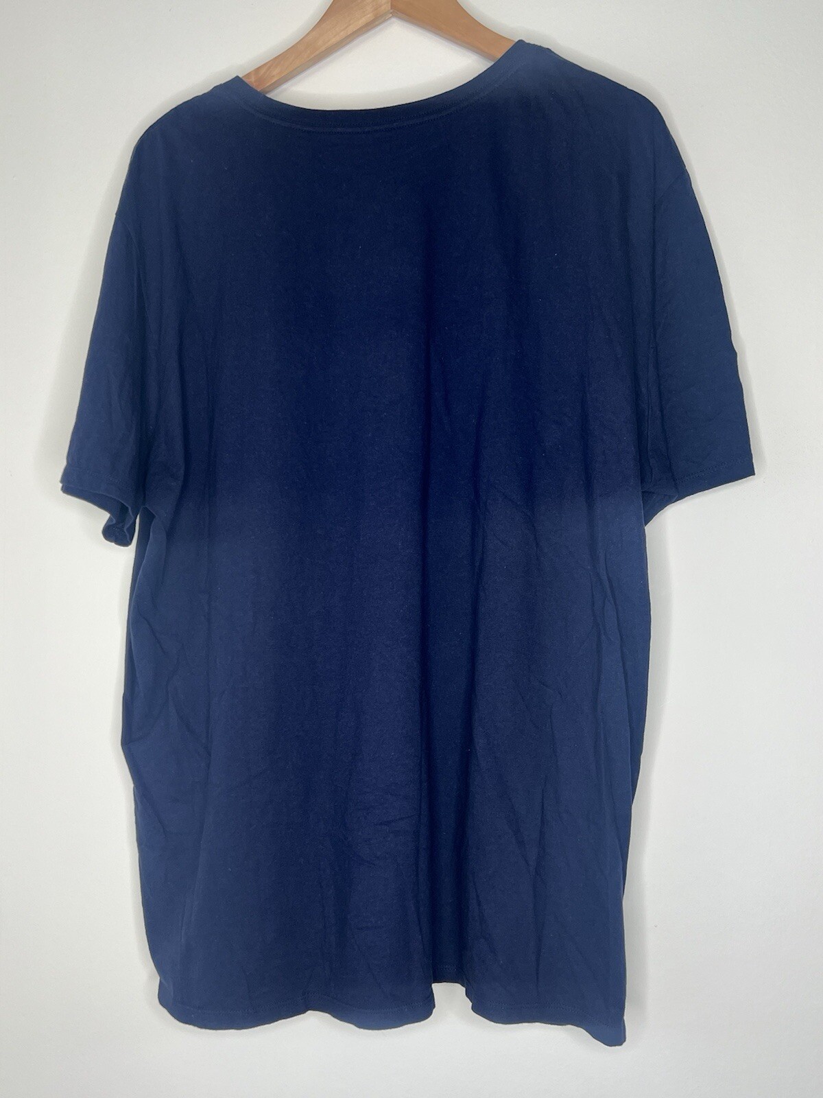 Nike JDI T-Shirt Mens Size 2XL Blue Solid Graphic Logo Tee 561416-41S