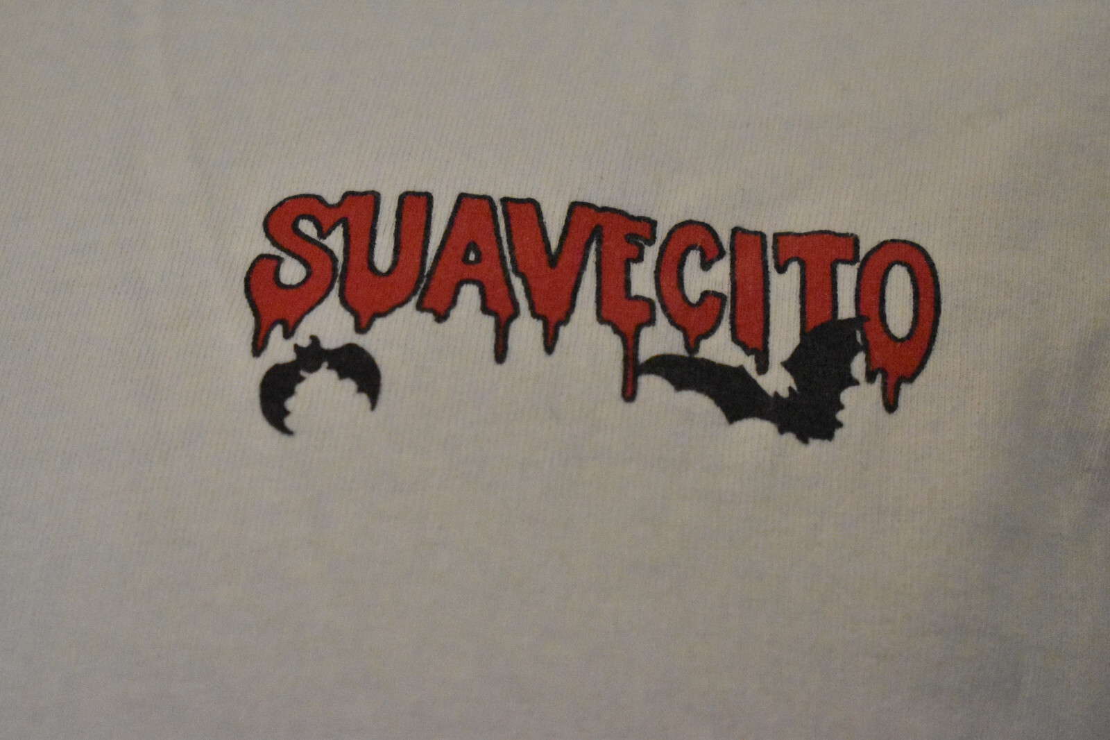 Suavecito Together Forever Dracula White T Shirt Size S