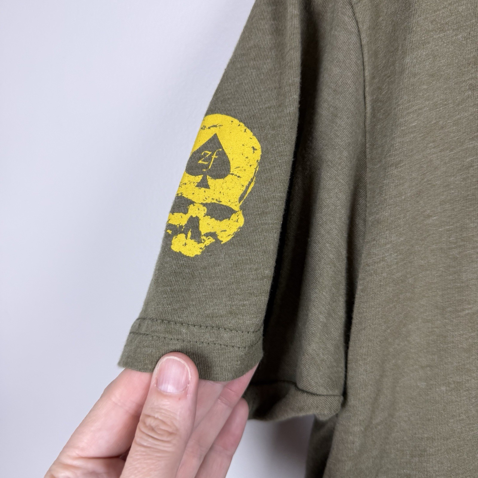 Zero Foxtrot ZF Turkey Trot AK47 Army OD Green Graphic Thanksgiving Men’s Large