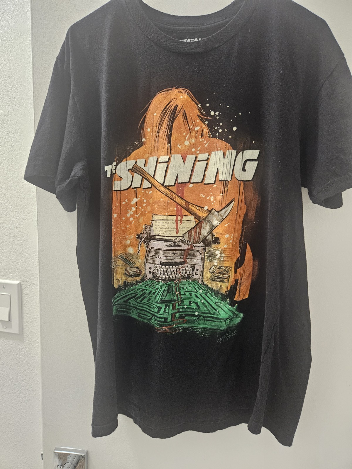 The Shining – Kubrick – T Shirt Large – All Work & No Play