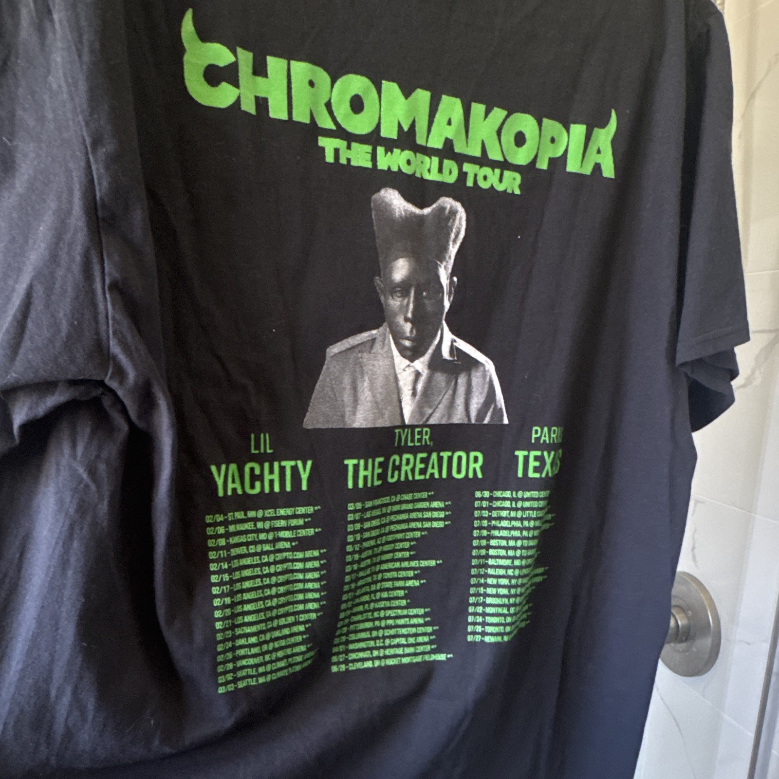 Tyler, The Creator Chromakopia Tour 2025 T-Shirt / Men’s XL / Gildan Softstyle