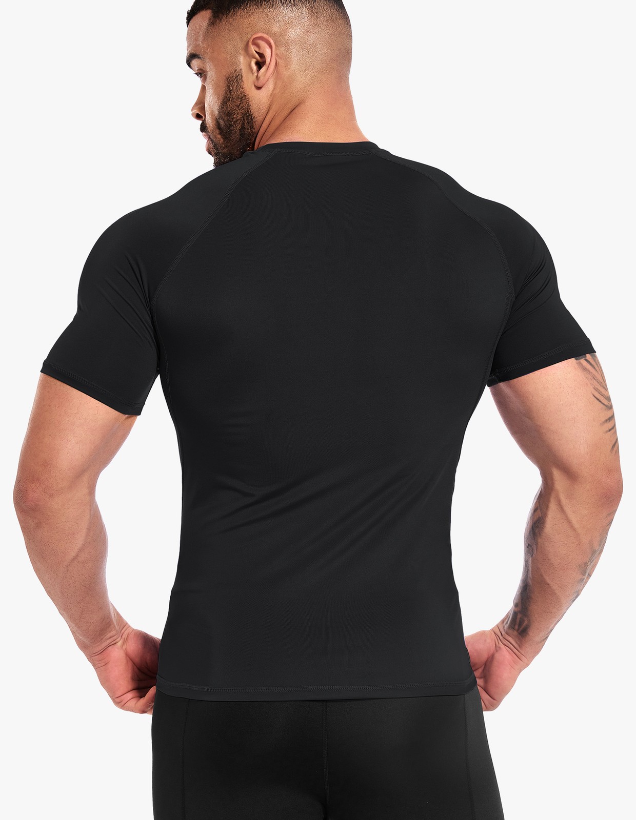 Men’s Compression T-shirts Training Athletic Top Workout Sports Ruinning Wear