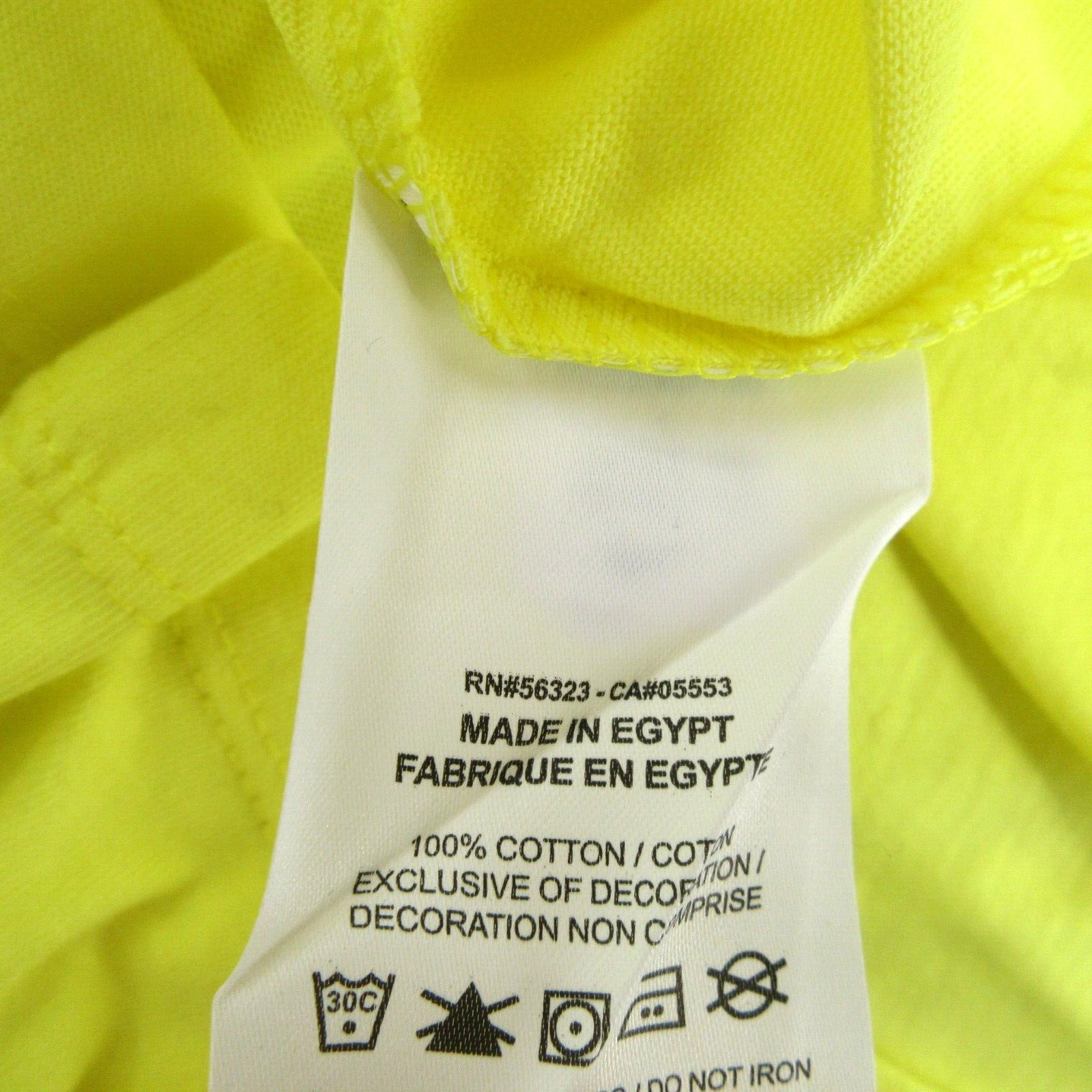 Nike Brazil Voice Graphic T-Shirt Men’s Size Large Dynamic Yellow NEW DH7662-740