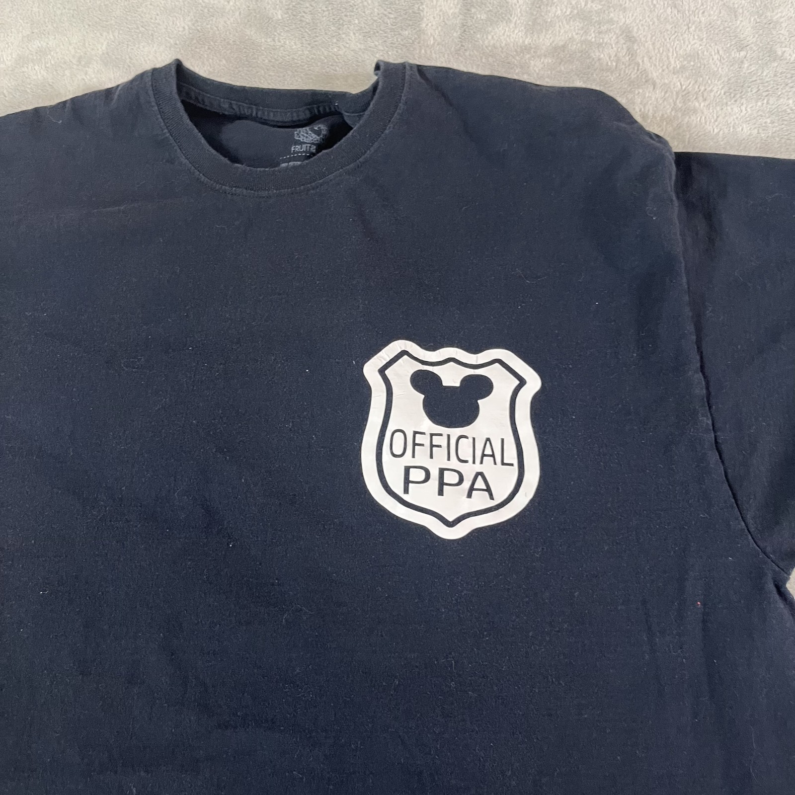 Princess Protection Agency Shirt Mens 2XL Dad Tee Disney PPA Badge Graphic Movie