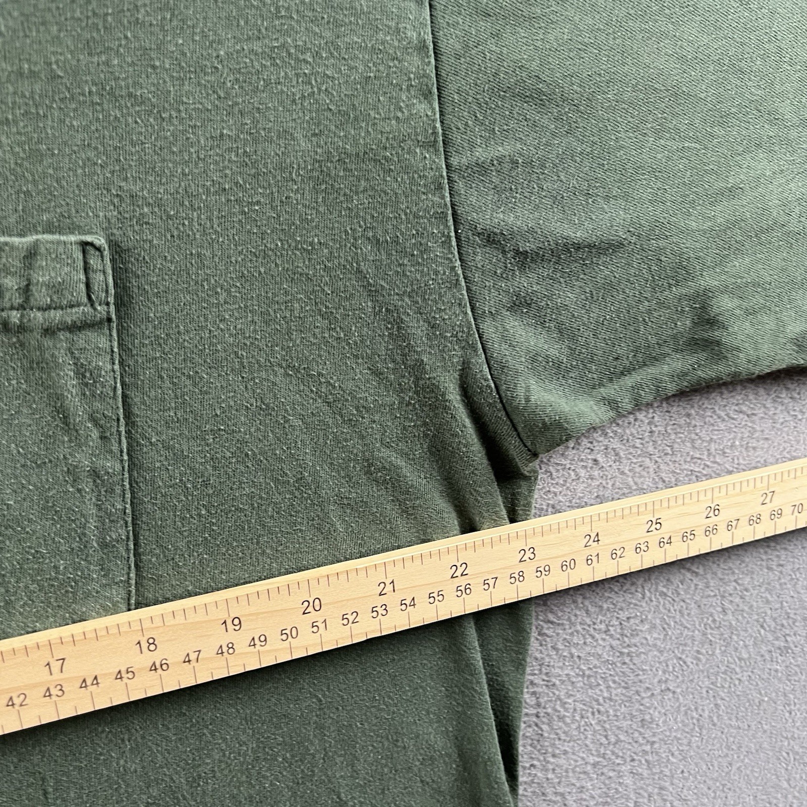 Vintage GAP Pocket Shirt Mens XL Green Blank Single Stitch 90s Essential Grunge
