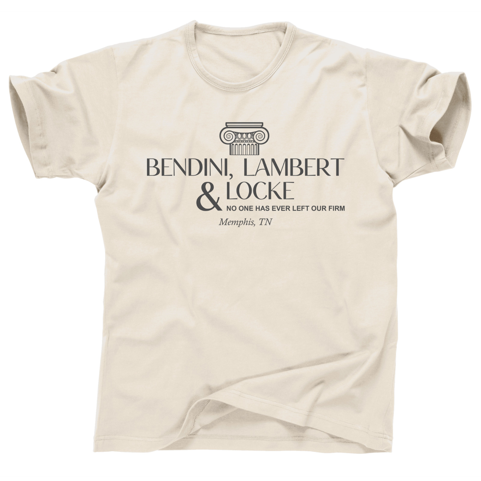 The Firm Bendini Lambert & Locke John Grisham Novel Film Attorneys Law T Shirt