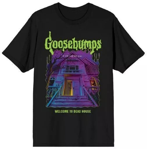 Goosebumps Vintage Deep Trouble Halloween Black T-Shirt All Size S-5XL