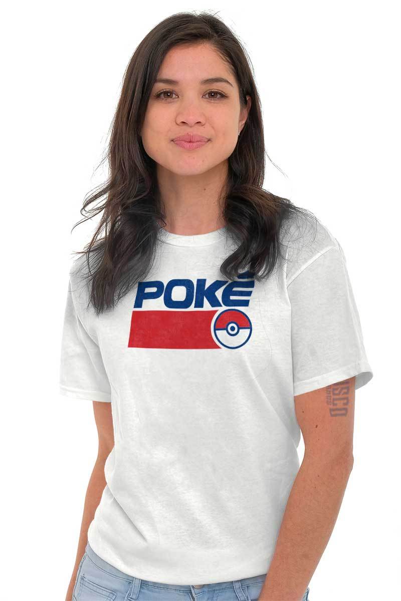 Poke Master Trainer Geek Gamer Animation Gift Womens or Mens Crewneck T Shirt Te