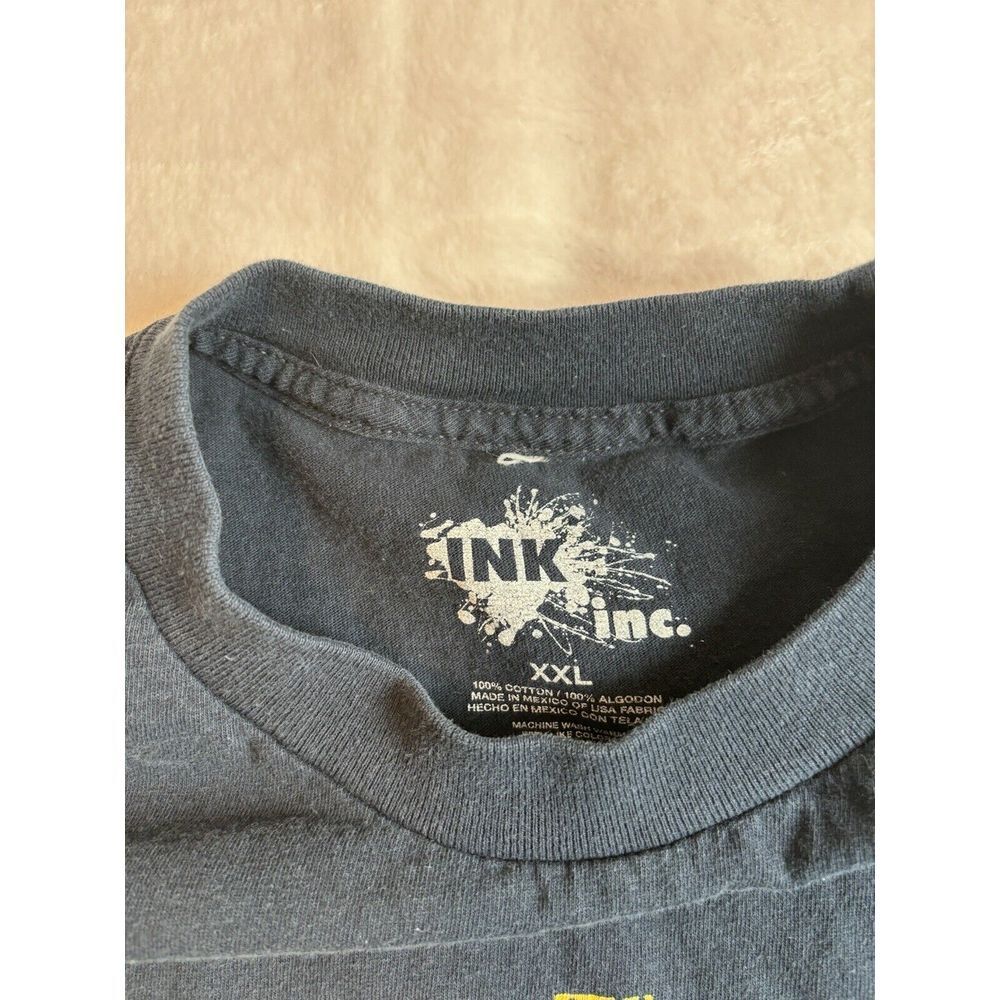 Ink inc I Am Not Trying to Be Difficult Blue Short Sleeve Shirt Men’s XXL *