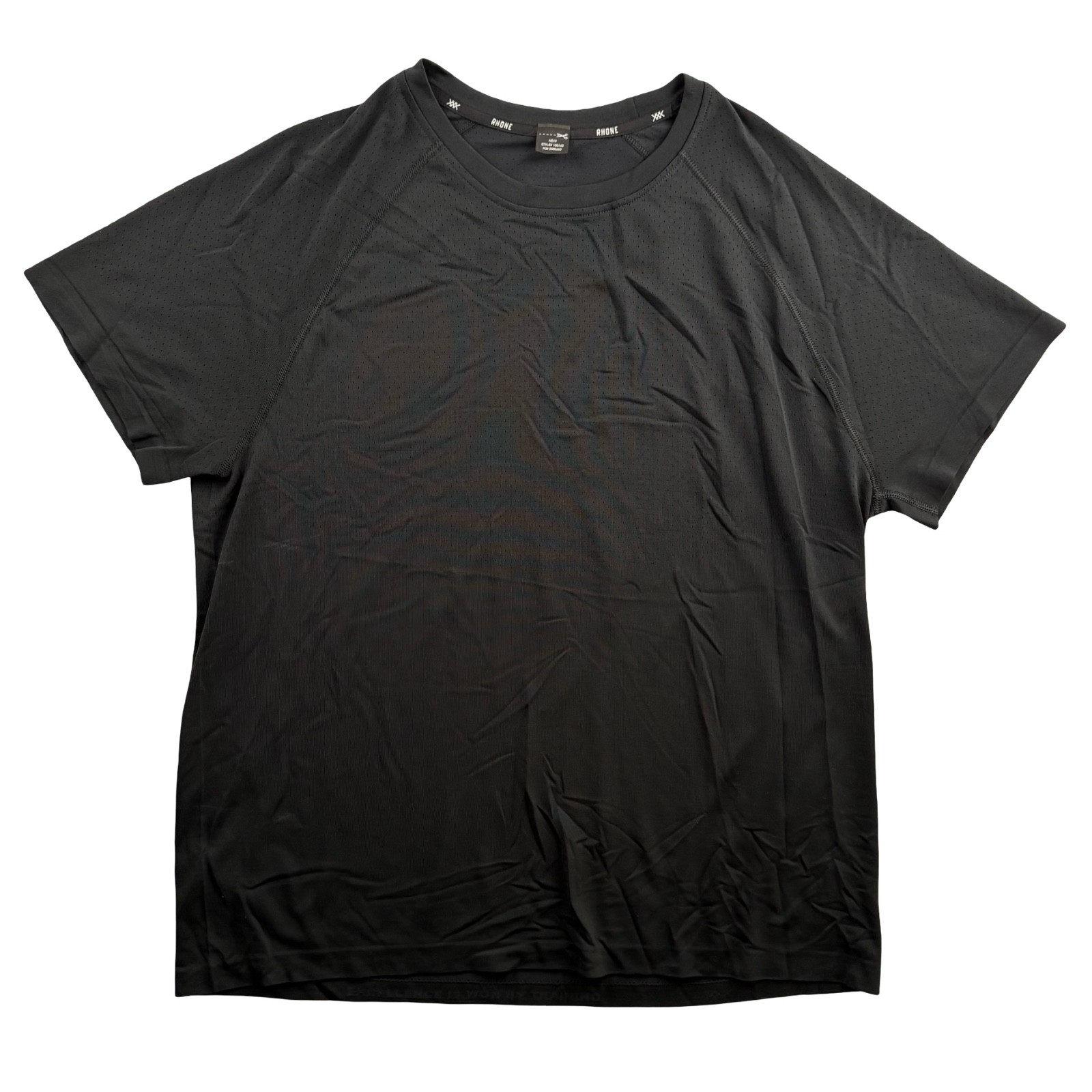 Rhone Men’s Performance Crew Neck T-Shirt Black • Medium