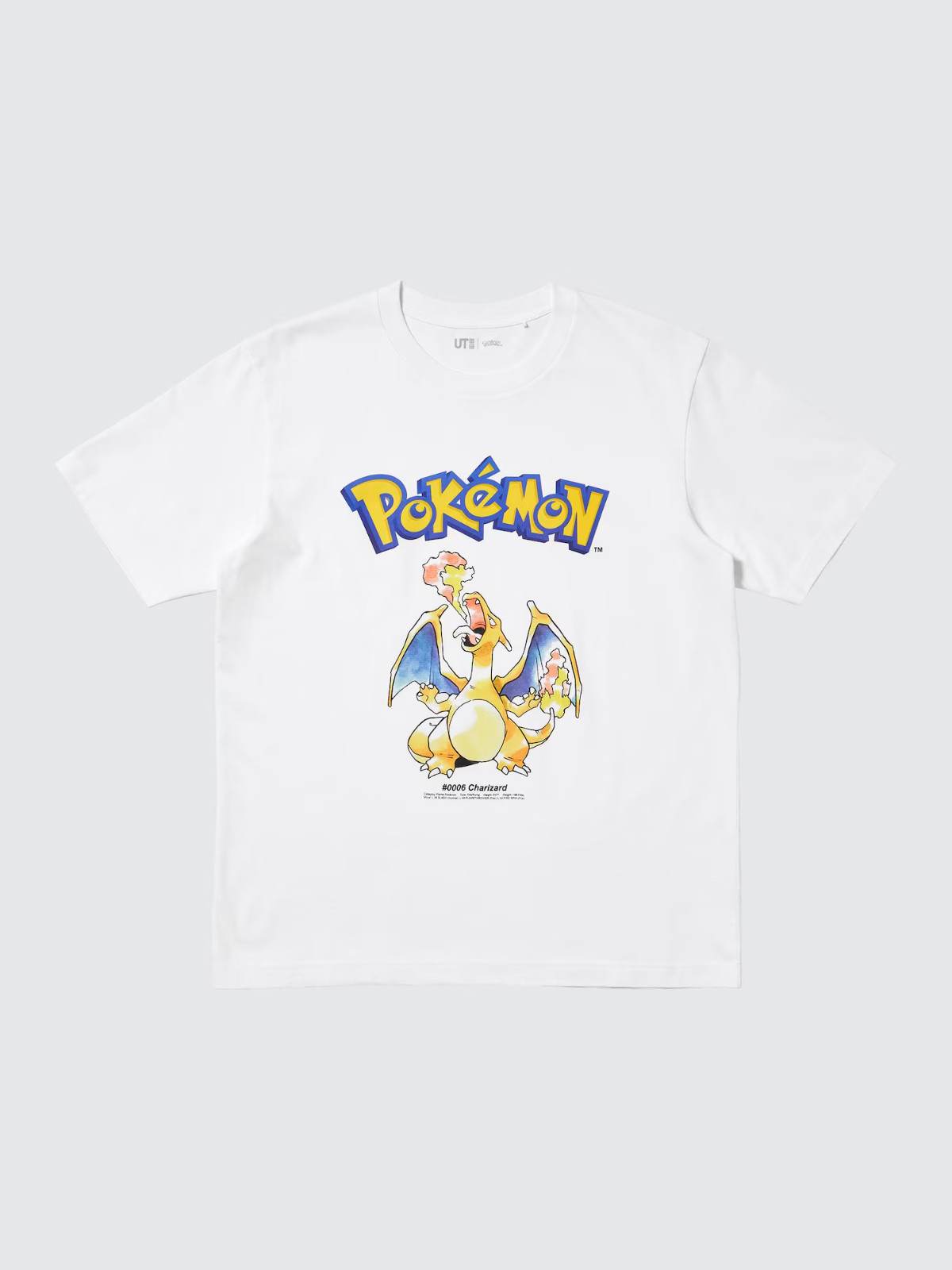 Pokémon x UNIQLO Pokemon UT T-Shirt Collection Japan 2026 Charizard size XS-4XL