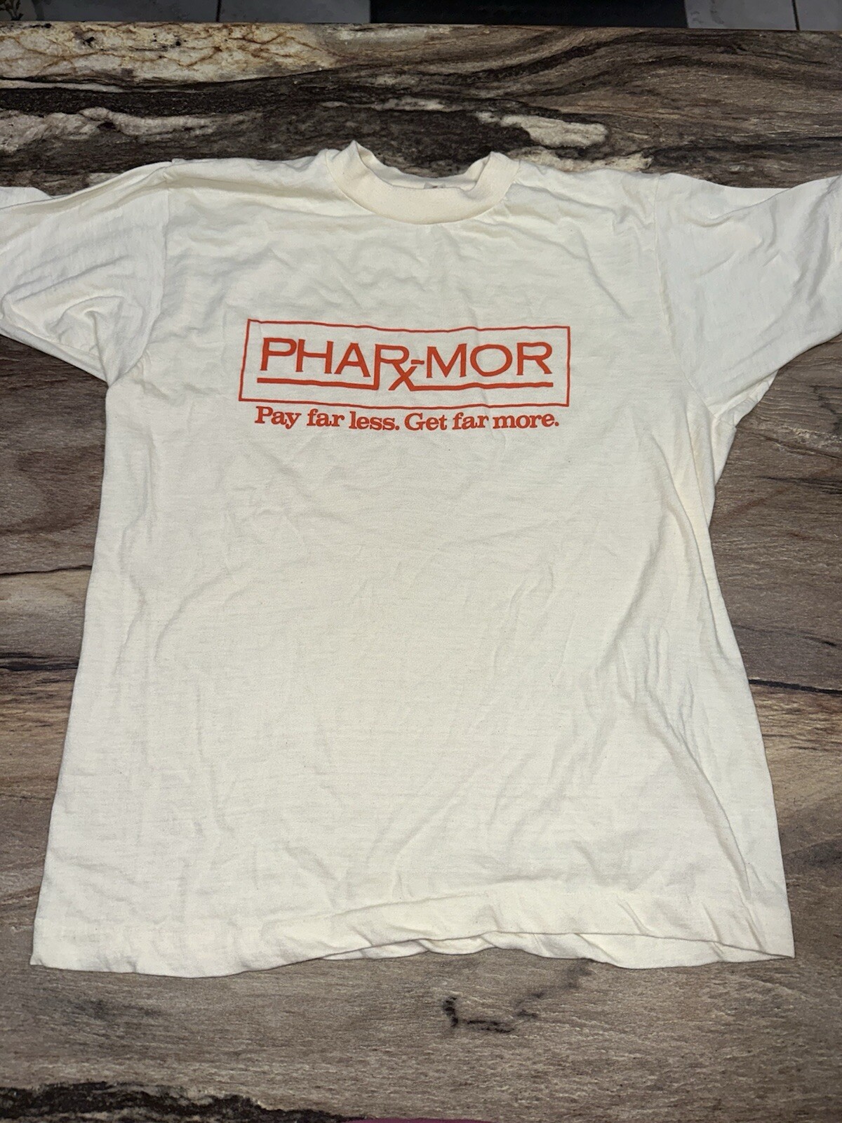 VTG 80S Phar-Mor Power Buyer Single Stitch T-Shirt L 100 % COTTON Xl