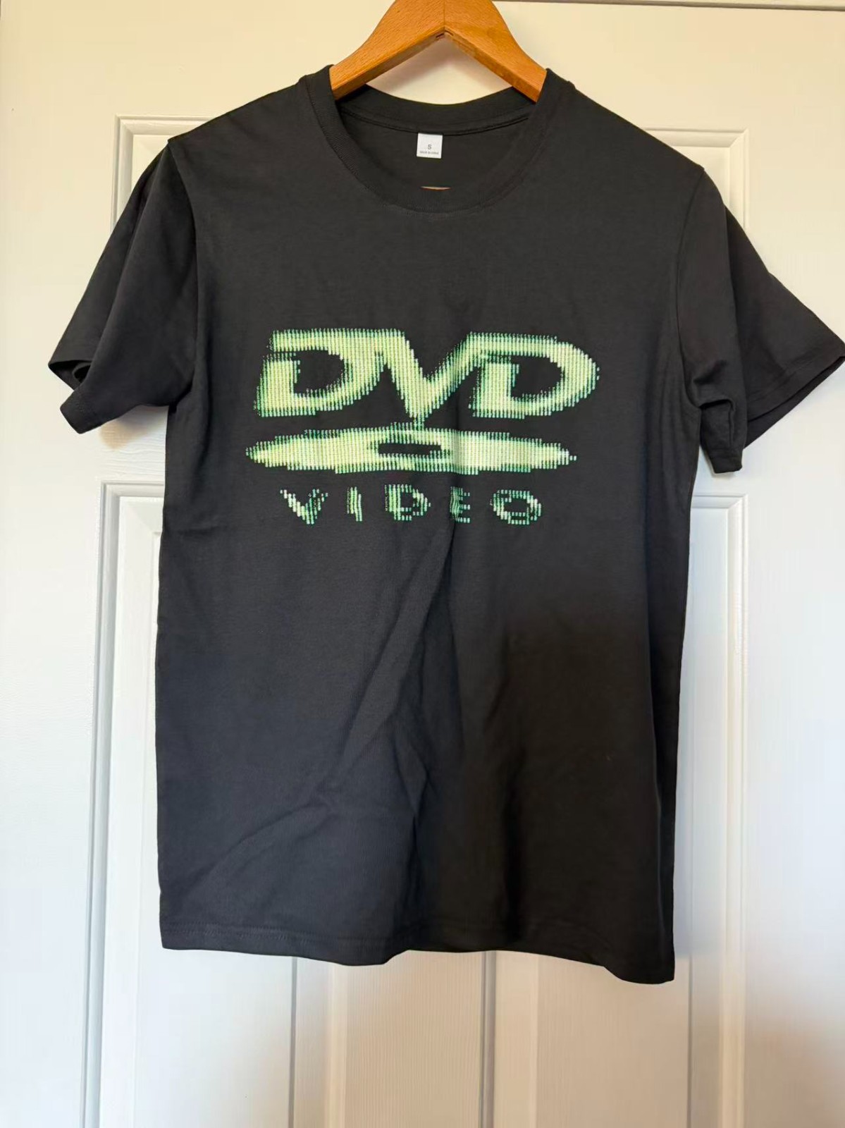 DVD Video Graphic T-Shirt Retro Street Hip Hop Black Unisex Tee