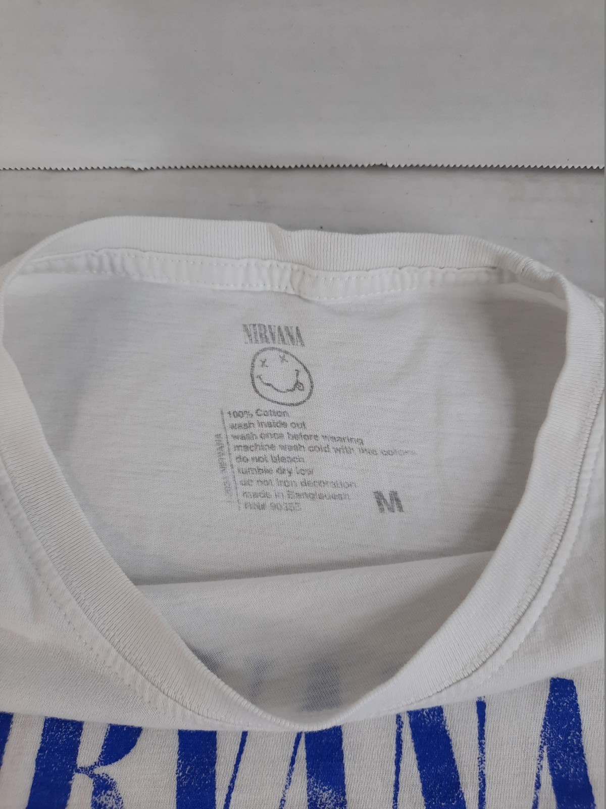 Nirvana In Utero T-shirt featuring Blue Four Panel Angelic Design Medium