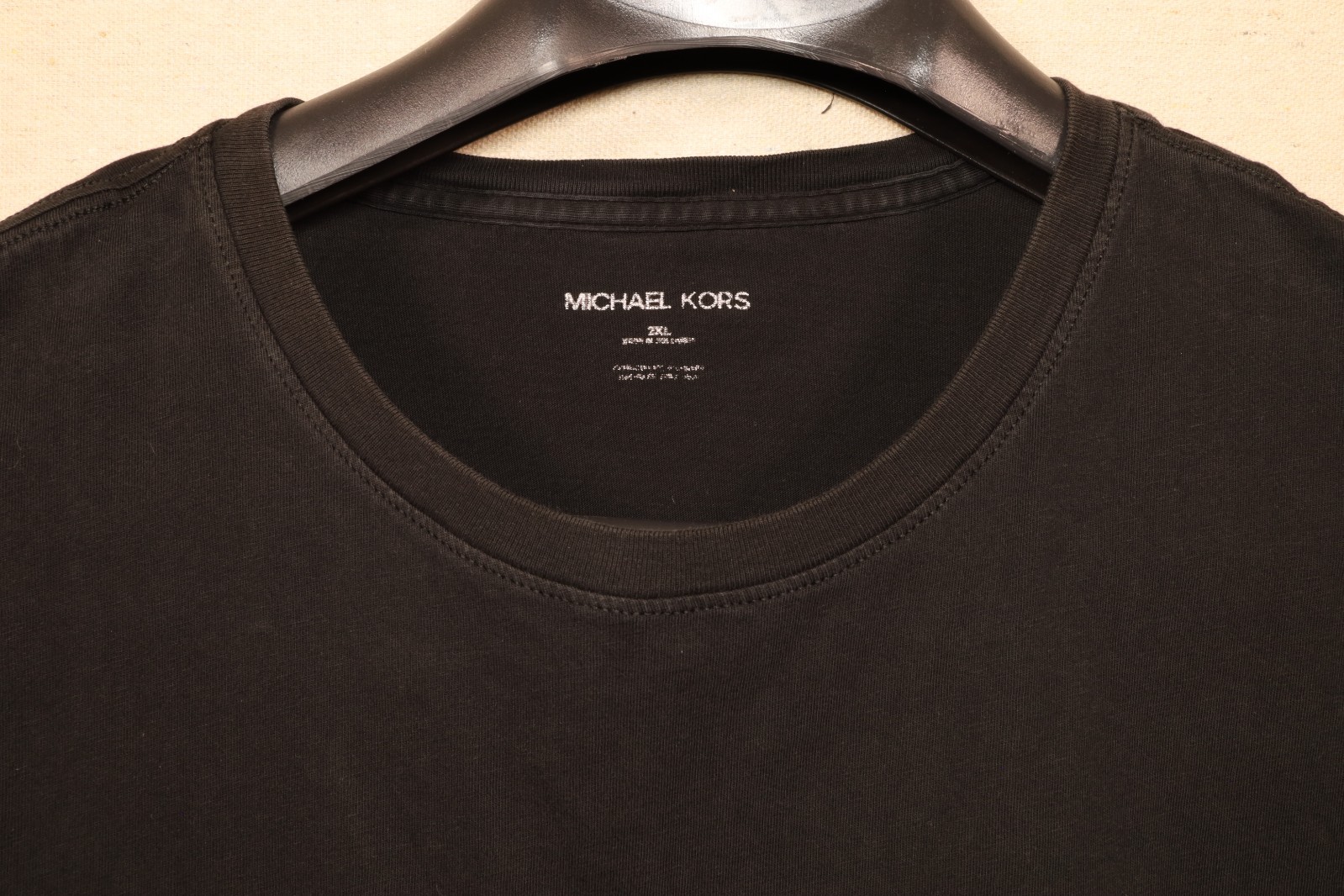 Men’s Michael Kors Short Sleeve Soft T-Shirt Black-Gray-Blue Size 2XL