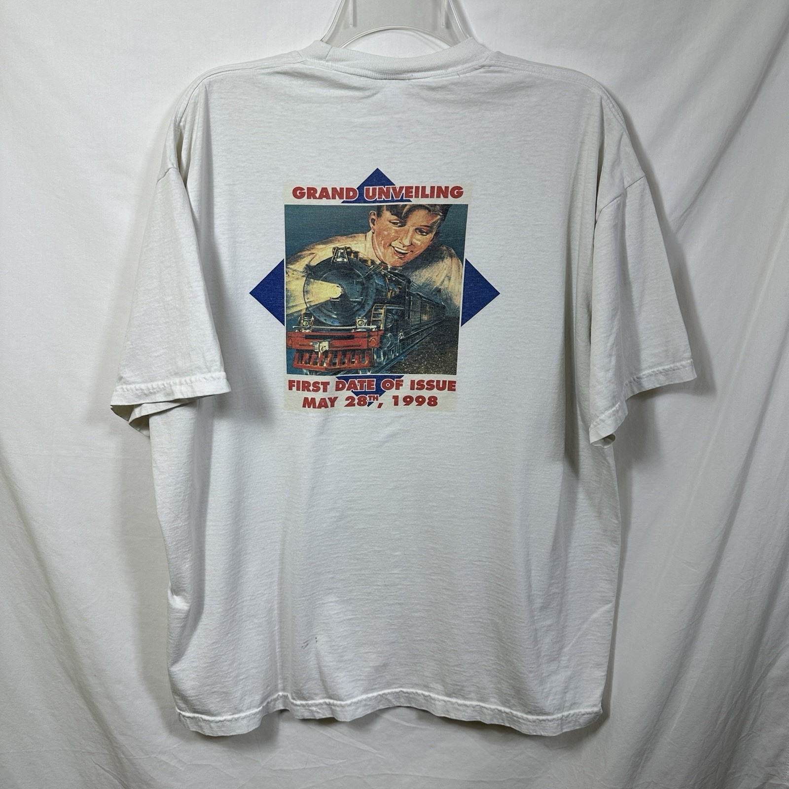 Vintage Lionel Trains Grand Unveiling First Date of Issue May 28th, 1998 T-Shirt