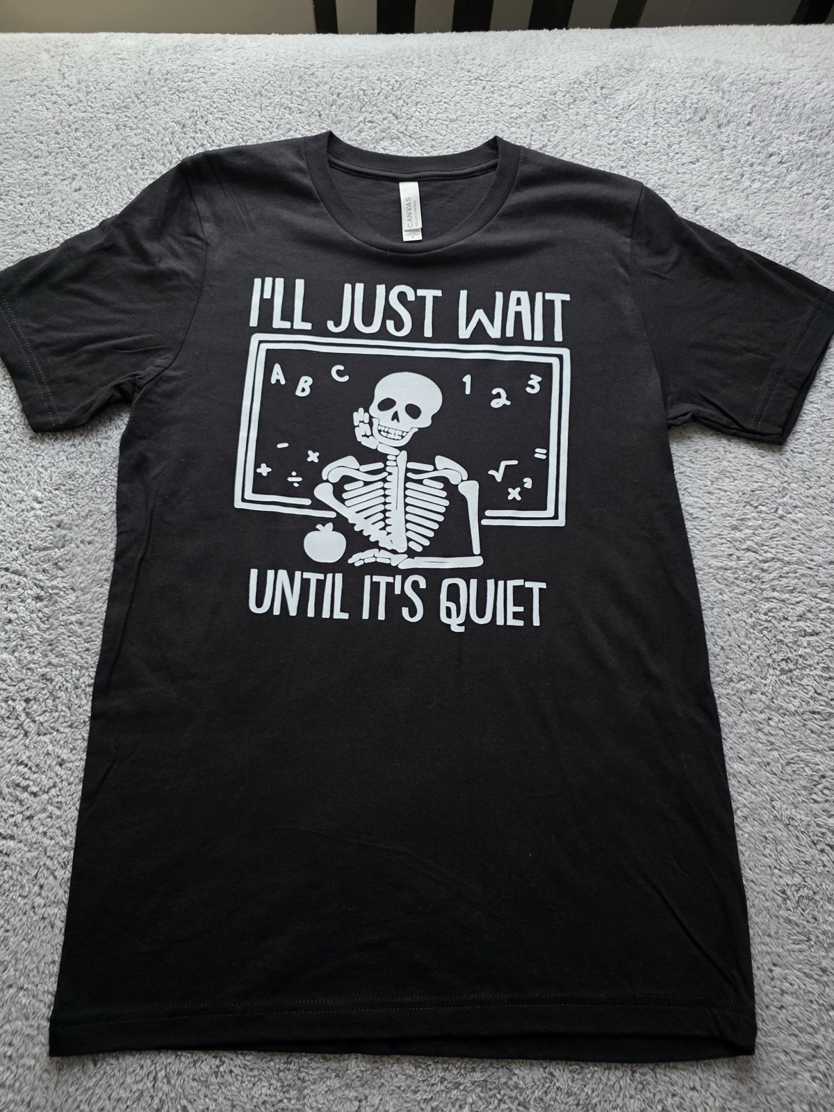 Tee Shirt UNISEX Medium Black Halloween Skeleton Pinup Lot 2