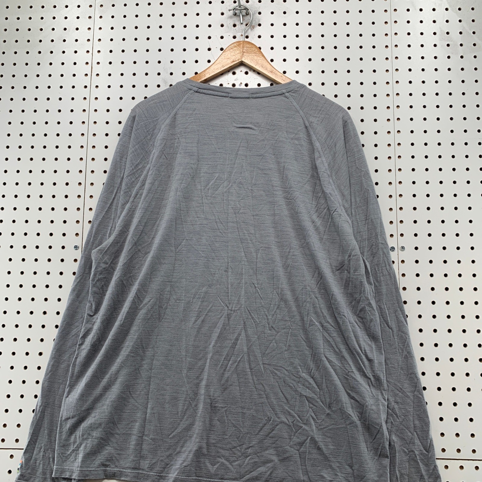 Smartwool T Shirt Mens XXL Grey Long Sleeve Base Layer Raglan Performance Top