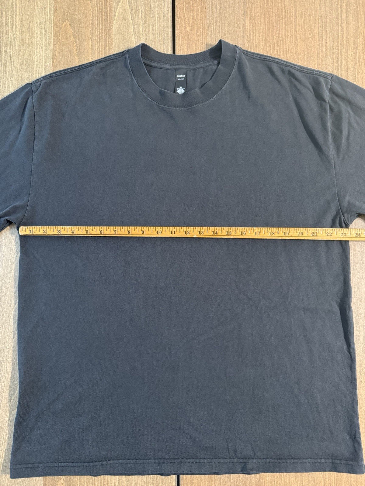 As Colour Heavy Weight Tee Shirt 100% Combed Cotton Size XL Heavy Faded Black