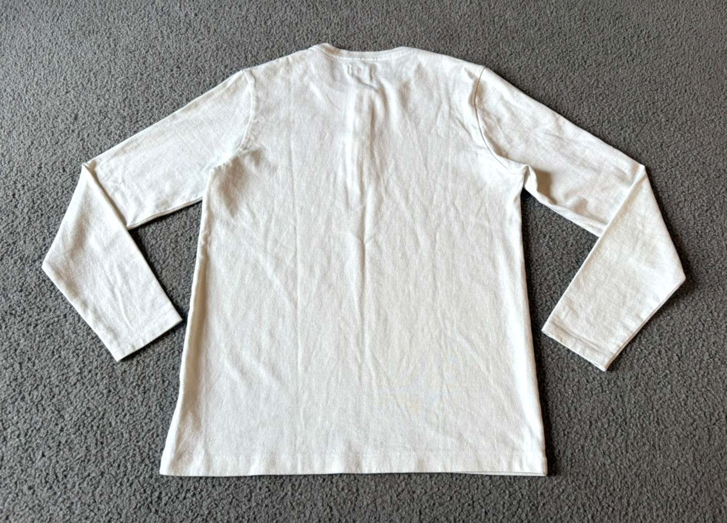 Taylor Stitch Men’s Henley Button Upcycled Long Sleeve T-Shirt – Size 40