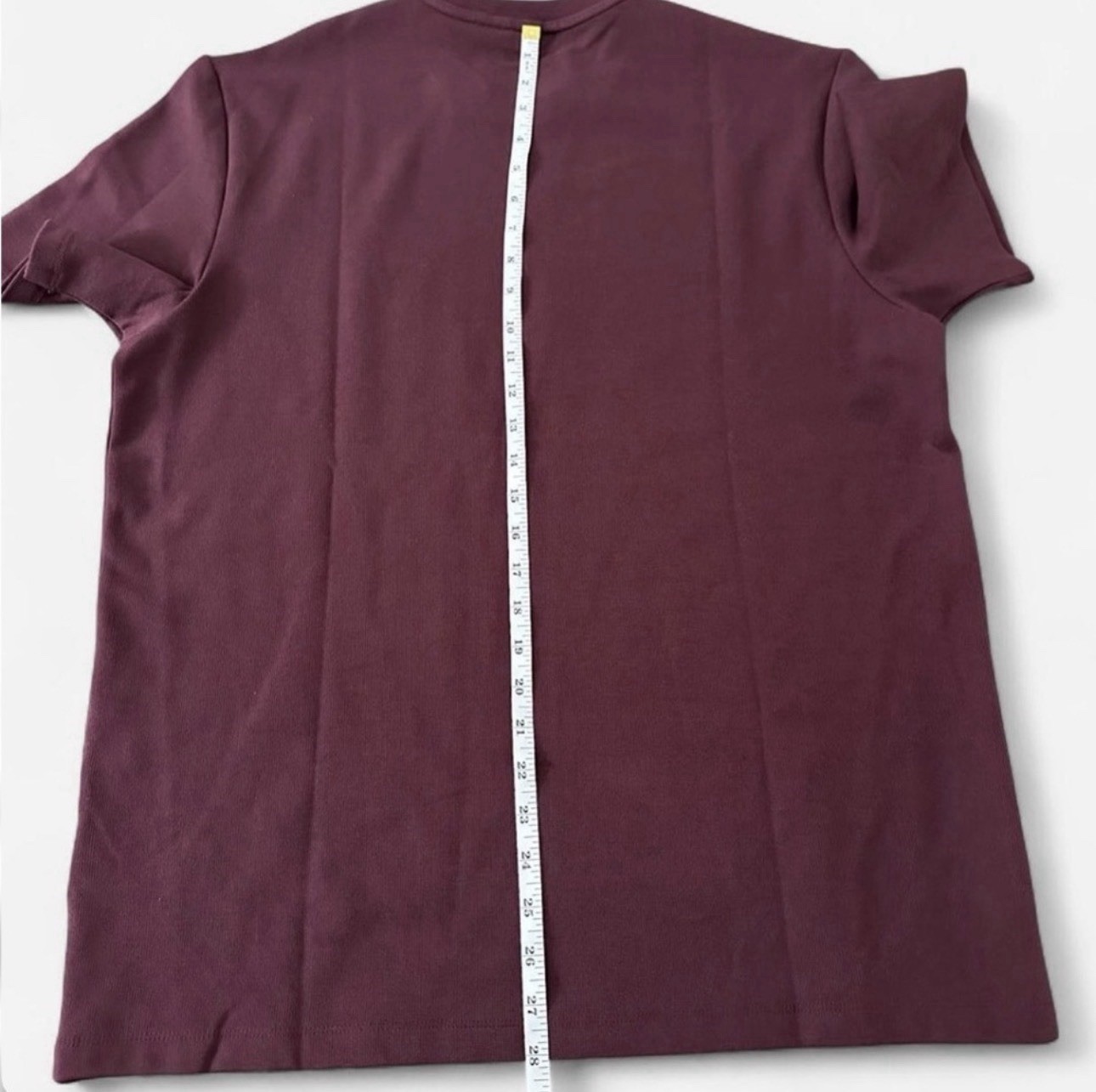 NWT Calvin Klein Men’s Burgundy Knit T-Shirt Size Large Crew Neck Casual Basics
