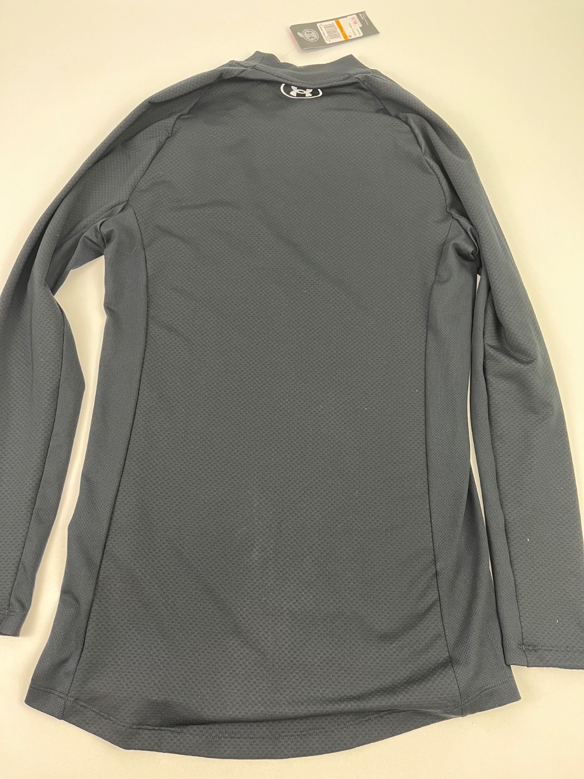 Under Armour ColdGear Grid Mock Blouse Shirt Base Layer Top Men’s Small Black