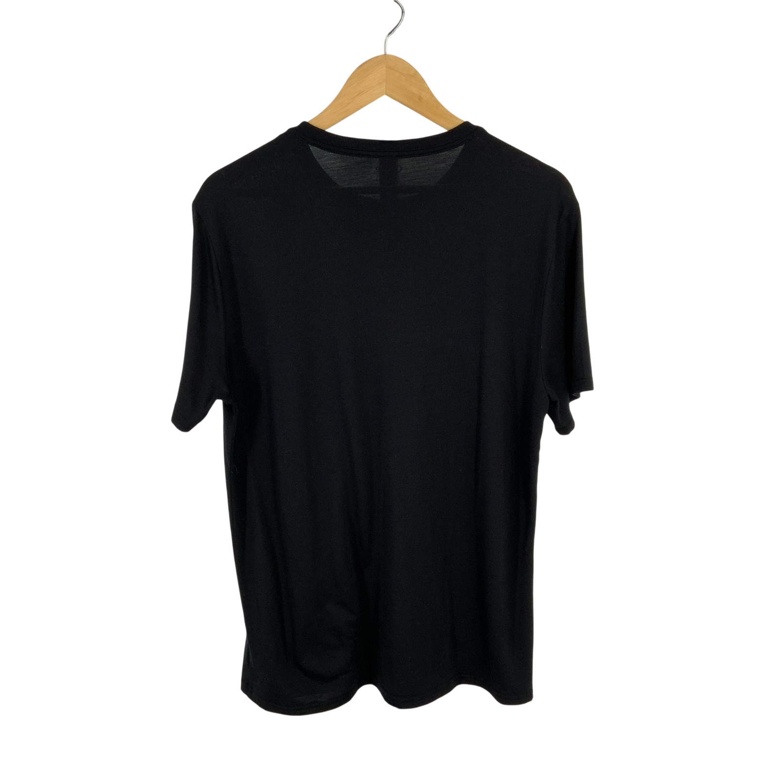 Quince Men 100% Merino Wool All-Season Short Sleeve Base Layer Tee Black L