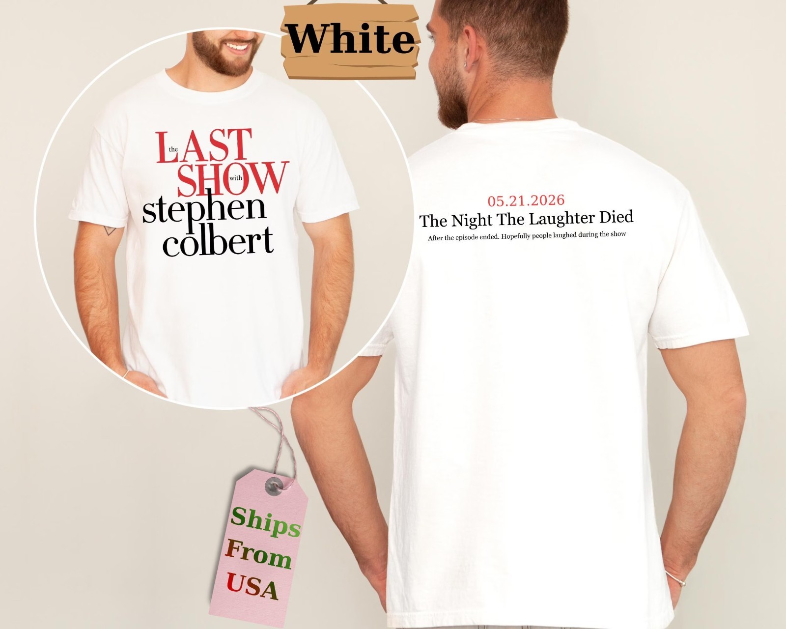 Late Night Final Show 2026 Shirt The Night The Laughter Died T-Shirt
