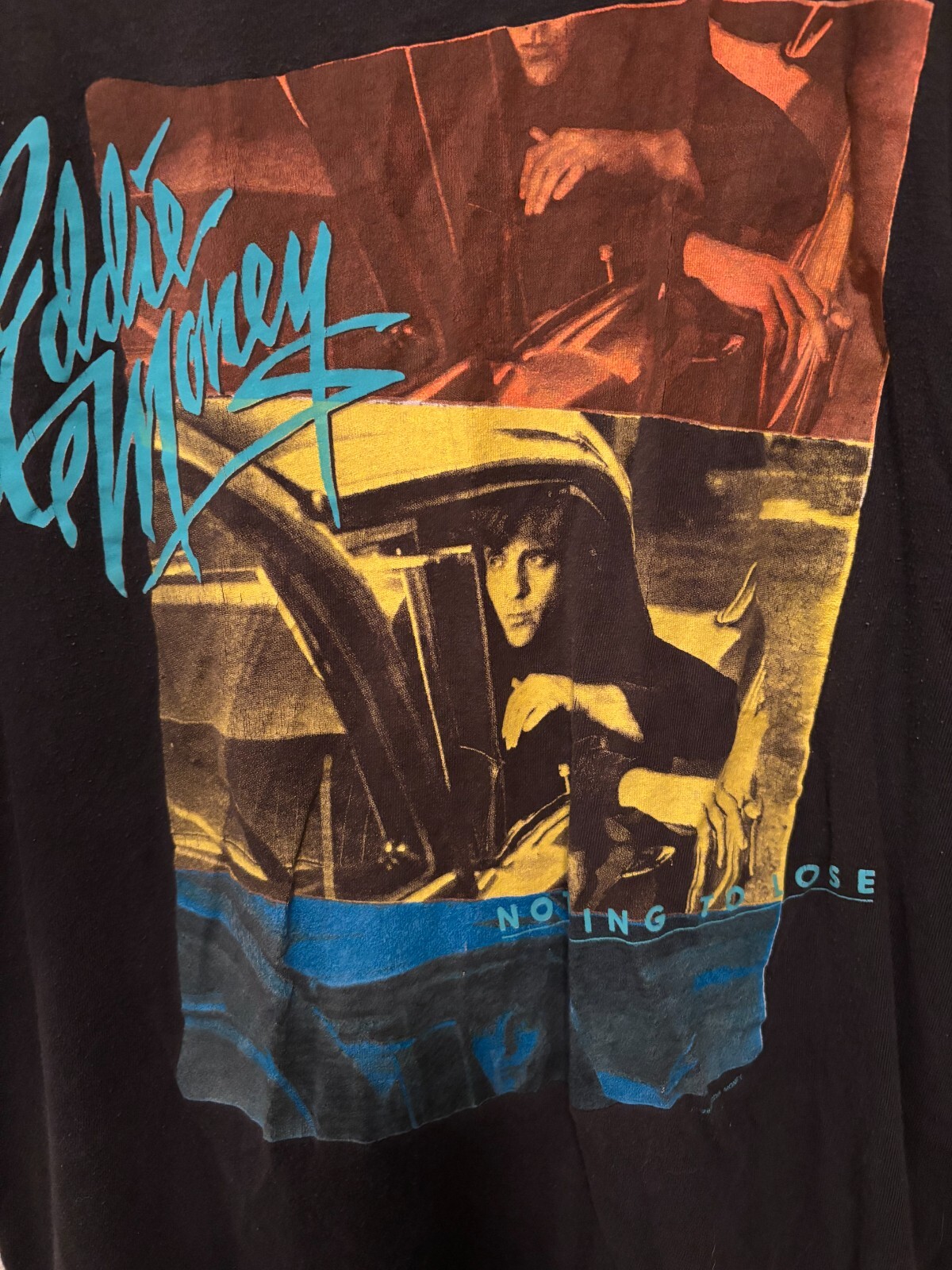 Vintage Eddie Money concert Shirt 1988 nothing to lose tour