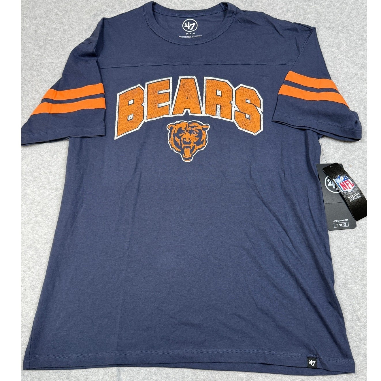47 Brand NFL Chicago Bears Mens Size M Short Sleeve T-Shirt NWT
