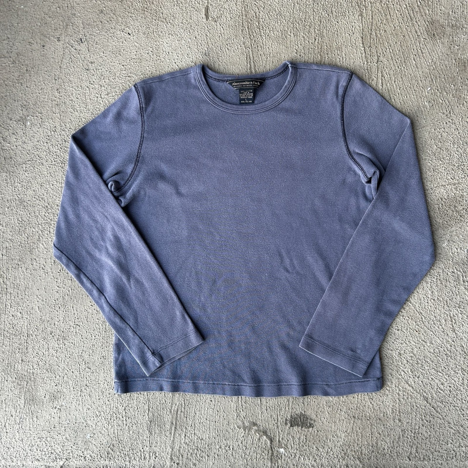 Abercrombie & Fitch Reliable Outdoor Goods Vintage Crewneck Long Sleeve Shirt