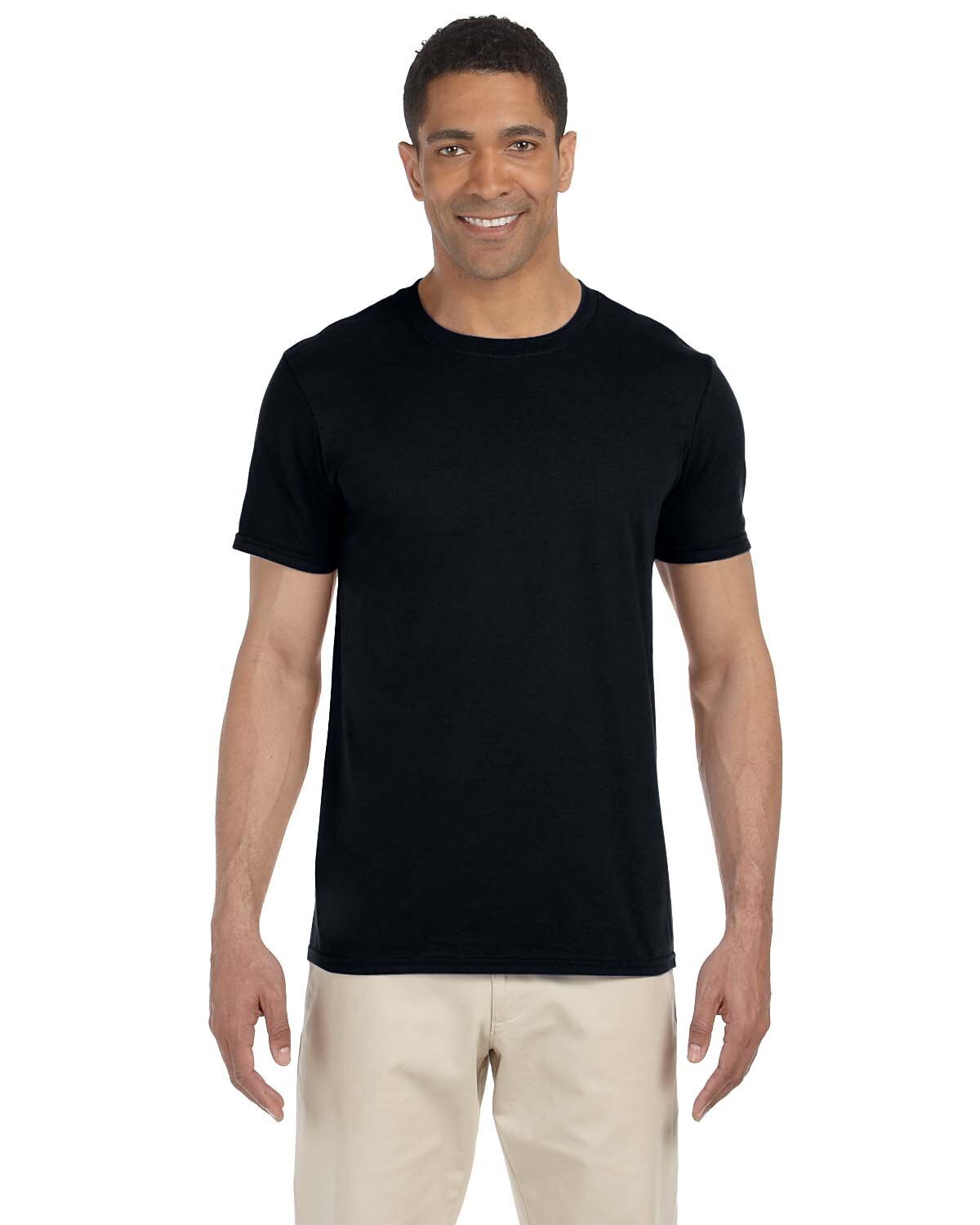 5 Pack Of Gildan Adult Softstyle Stylish T Shirt Casual Plain T-Shirt – G640