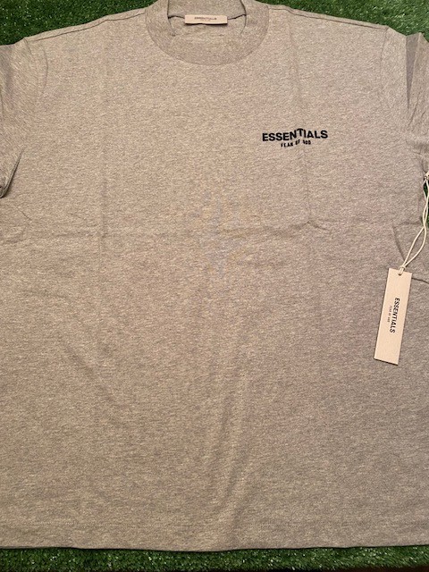 Fear of God Essentials Light Oatmeal T-Shirt Size Large