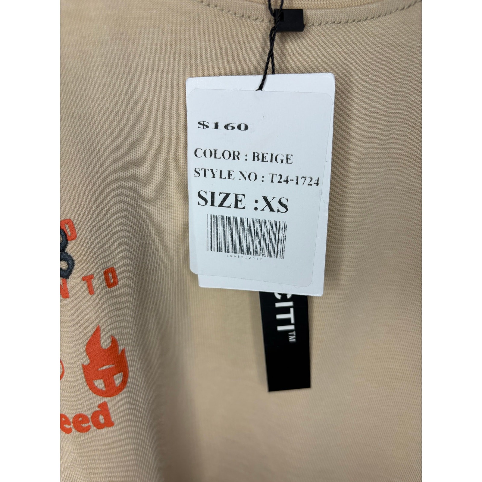 NWT Sz. XS – Tenaciti Progress Shirt (Tan/Gray/Orange)